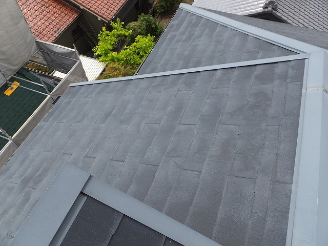 パミール屋根の状態確認を実施